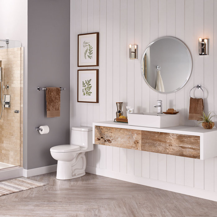 American Standard Loft 17.69'' White Ceramic Rectangular Vessel